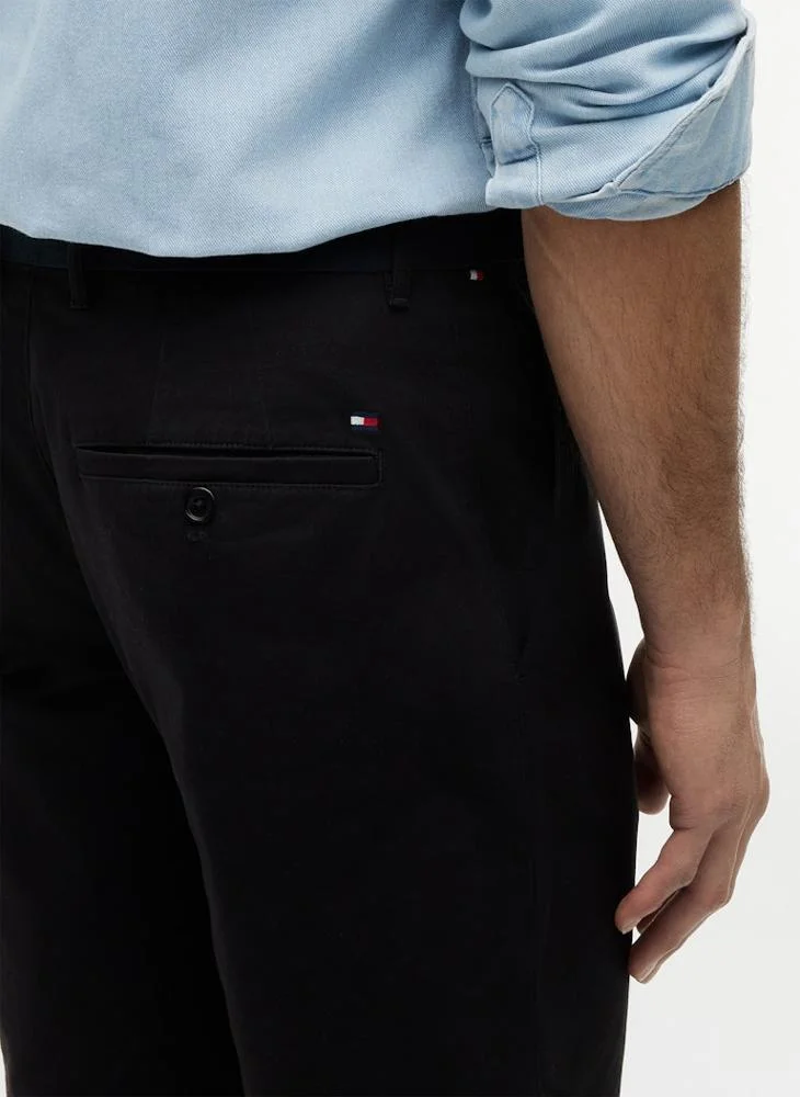 Tommy Hilfiger Black Essential Regular Fit Short with Belt for Men | Best Price UAE